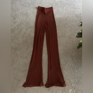 RESA Rust Crochet Pants/Swim Cover Up